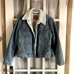 Levi Jean Jacket, Sherpa Lined